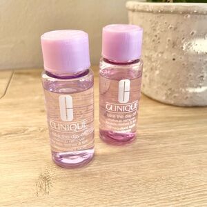 Set of 2! Clinique Take The Day Off Makeup Remover Duo 50ml Travel Size New